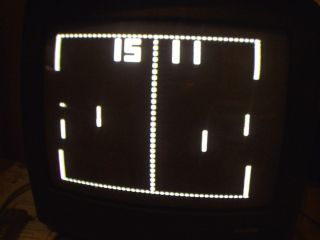PONG) sehr alte funktionstüchtige Spielkonsole  INTERTON ELECTRONIC