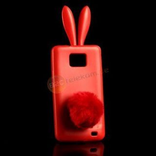 Rabbit BUNNY CASE Hase Cover Samsung i9100 Galaxy S2 Hülle Tasche in