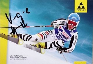 ORIGINAL Autogramm VERONIQUE HRONEK Ski Weltcup