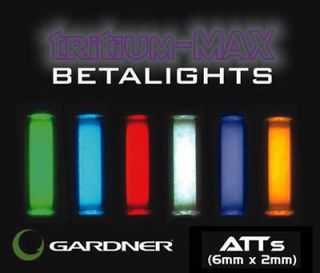 Gardner Tackle NEW Nano Bug ATTS Tritium Max Betalight Isotope 6mm x