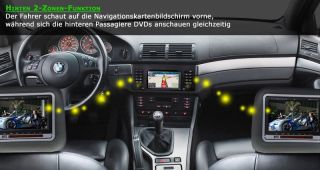 BMW E39 E53 X5 E38 AUTO DVD GPS Navi Autoradio 5ER 2 Zone IPOD RDS TMC