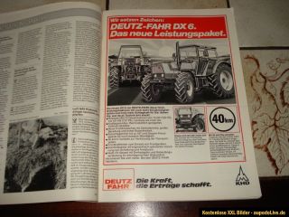 DLZ Traktoren 1983 Eicher/Steyr/MB Trac/Schlüter/Fiat/Same/Ford und