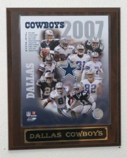 2007 Dallas Cowboys Team Plaque