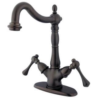 Elements of Design ES1495BL Heritage Vessel Sink Faucet with O Pop Up