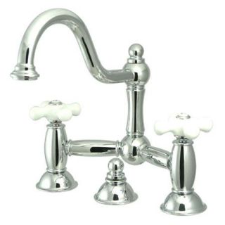 Kingston Brass KS3911PX Restoration Bathroom Faucet, 8 Spread, Chrome
