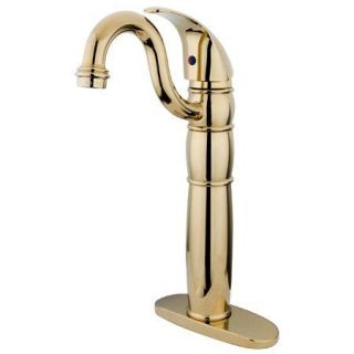Kingston Brass KB1422LL Heritage Vessel Sink Faucet, Polished Brass