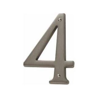 Baldwin 90674.102 House Number 4, Oil Rubbed Bronze