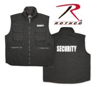 2x security ranger vest black Clothing