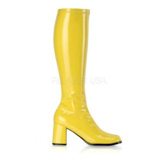 shoes display on website 3 inch block heel st boots yellow str patent