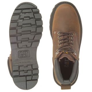 Caterpillar Mens 2nd Shift 6 Plain Soft Toe Boot Shoes