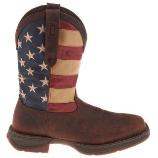 Durango Mens Rebel American Flag Western Boots Shoes