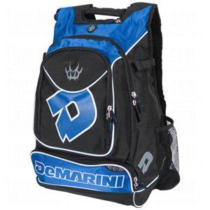 DeMarini Vexxum Baseball/Softball Backpack. Black/Royal