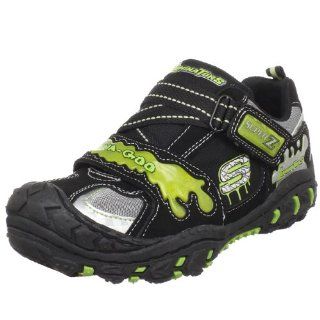  Goo Super Z Lumigoo Sneaker,Black/Lime,10.5 M US Little Kid Shoes
