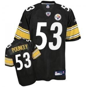 Reebok Maurkice Pouncey Pittsburgh Steelers Black