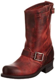 Frye Womens Engineer 12R Boot   Burnt Red Shoes