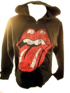 Rolling Stones Mens Hoodie   Distressed Classic Mick