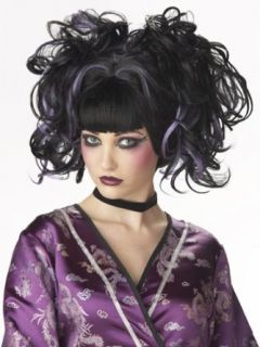 Lolita Black with Purple Highlights Wig Clothing