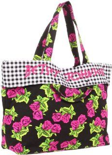 Betsey Johnson BH55120 Tote,Black,One Size Shoes