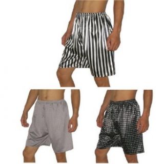 3 PACK SILK COUTURE Mens Sleepwear   Silk Boxer Shorts