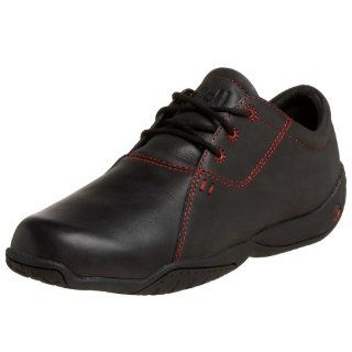 piloti Mens Laguna Oxford,Black/Red,7 M Shoes