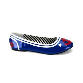 Ballet Flats Blue Sexy Sailor Costume Accessory Costume Shoess Shoes