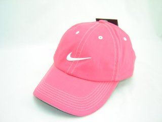 Nike Womens Dri Fit Golf Baseball Cap Hat Dark Pink White