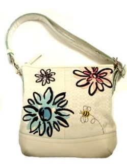 Coach Limited Edition Signature Flower Duffle Bag Purse