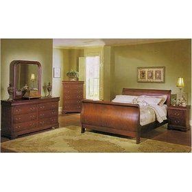 Louis Phillipe 6 Pc. Bedroom Set in Cherry By Coaster