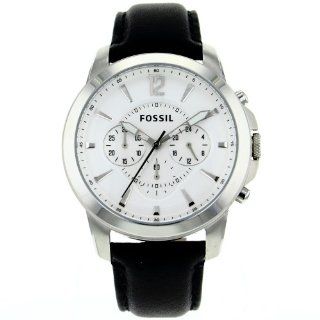 Fossil Mens FS4647 Stainless Steel Analog Silver Dial Watch Watches