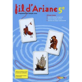 Fil DAriane; français ; 5ème (édition 2010)   Achat / Vente livre