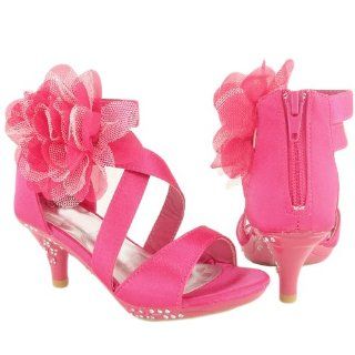 Heel Dress Sandals Rhinestone Heels zipper closure /w flower Shoes