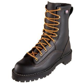  Danner Womens Rain Forest Black 200 Gram W Work Boot Shoes