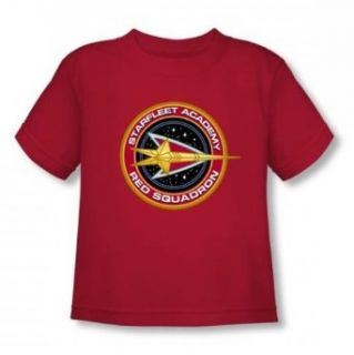 Star Trek   Red Squadron Toddler T Shirt In Red Clothing
