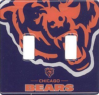 Chicago BEARS NFL Double Light Switch Plate Cover Sports