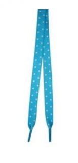 com Foot Galaxy 45 Blue with White Dot Printed Shoe Laces Clothing