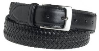  Lee Mens Comfort Stretch Braided Belt, Black, 32 Clothing