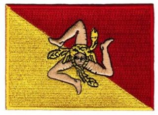 Sicily Italy Flag Embroidered Patch Sicilian Italian Iron