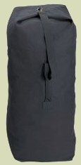 Black Top Load Giant Canvas Duffle Bag   30 x 50