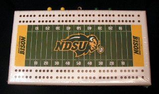 North Dakota State NDSU Bison Football Cribbage Board
