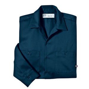Dickies   LL307   Industrial Long Sleeve Cotton Work Shirt