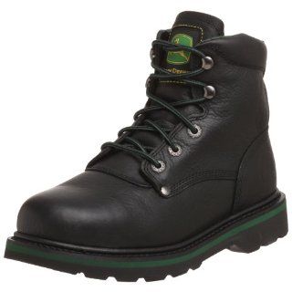 John Deere Mens JD6390 Boot,Black,7.5 M Shoes