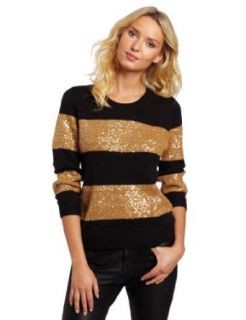 Isaac Mizrahi Jeans Womens Elise Sequin Sweater Clothing