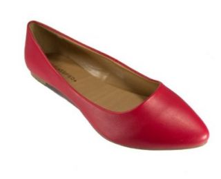 Toe Ballet Flat Red, White, Mint, Royal Blue, Mint, Pink Shoes