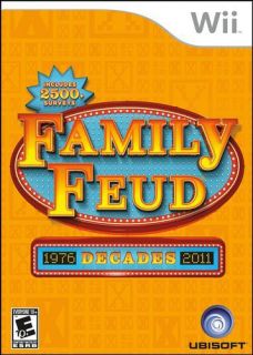 Wii   Family Feud 2011   By UbiSoft