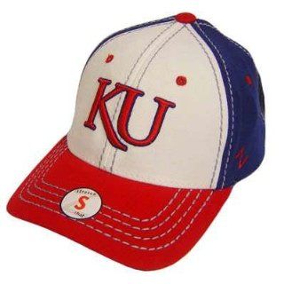 NCAA FLEX FIT KANSAS JAYHAWKS SMALL BASEBALL HAT CAP