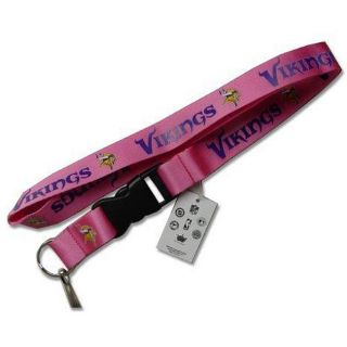 Minnesota Vikings Pink Keychain/ ID Lanyard Today $8.99