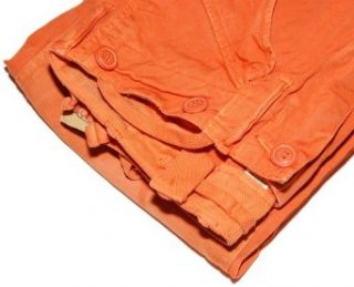 Polo Ralph Lauren RRL Mens Orange Cargo Khaki Pants 38/32