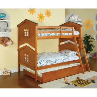 Tree House 2 Piece Twin Over Twin Bunk with Trundle Set Today $889.99