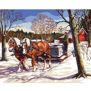 Paint By Number Maple Harvest Kit