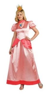 Adult Princess Peach Halloween Costume (SM) Clothing